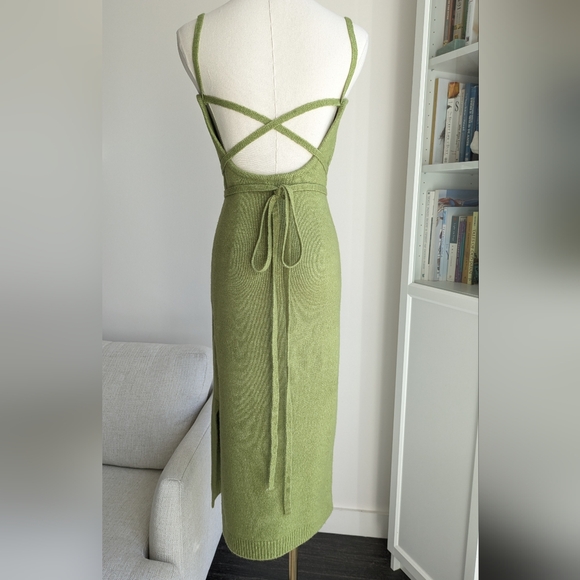 Revolve Line & Dot Mini Slit Dress - Picture 4 of 9